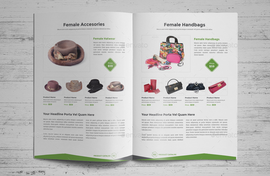 Product Promotion Catalog InDesign Template v4, Print Templates